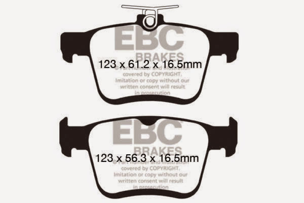 EBC 2015+ Volkswagen GTI/Golf R (Mk7) Bluestuff Rear Brake Pads – AM ...