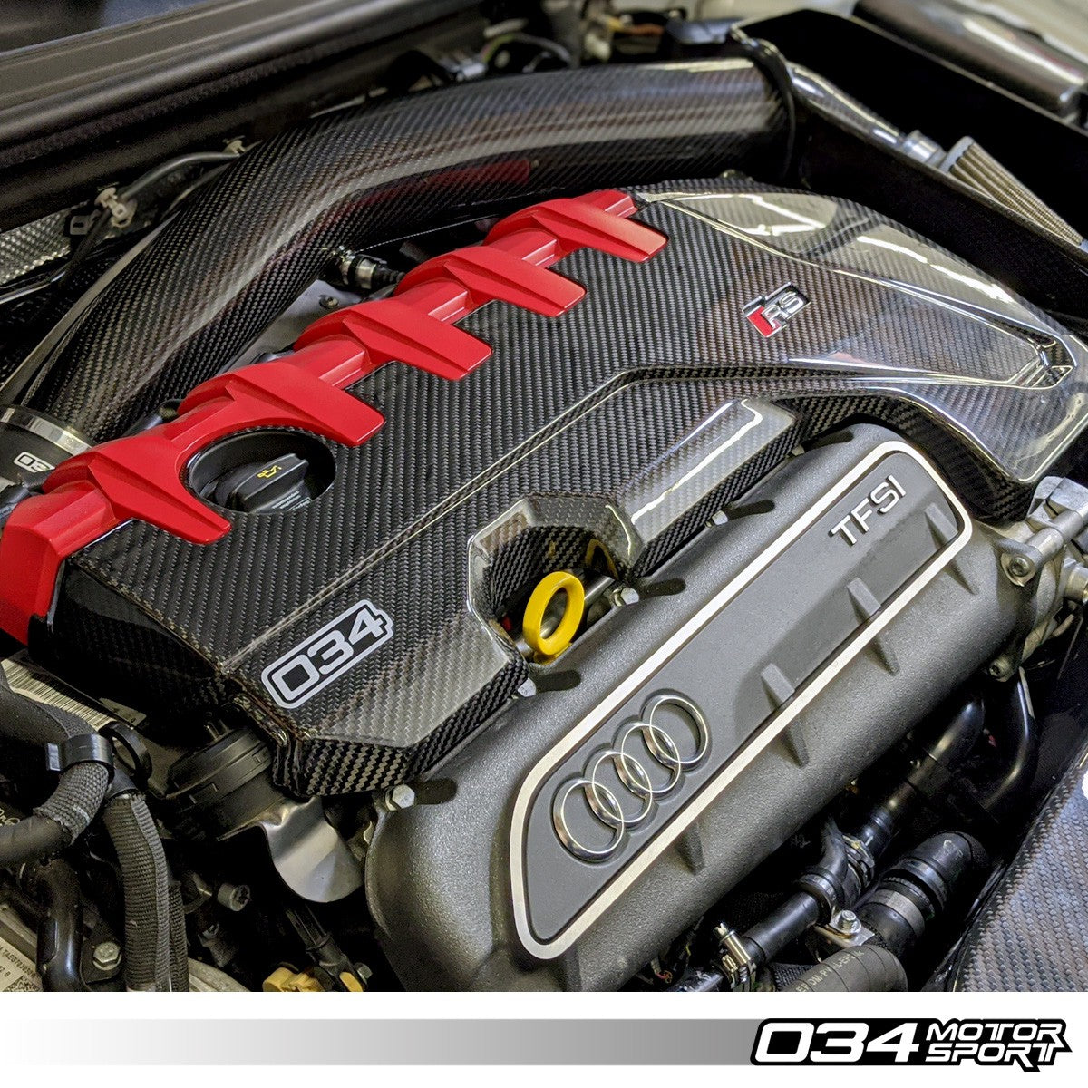 CARBON FIBER ENGINE COVER, AUDI 8V RS3 AND 8S TTRS – AM Tuning Canada