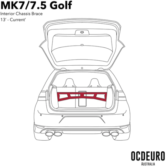 VWR Golf 7 Rear Carbon Fiber body Brace – AM Tuning Canada